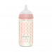 Biberon Vidrio 240ml Bonhomia Feather Rosa Suavinex